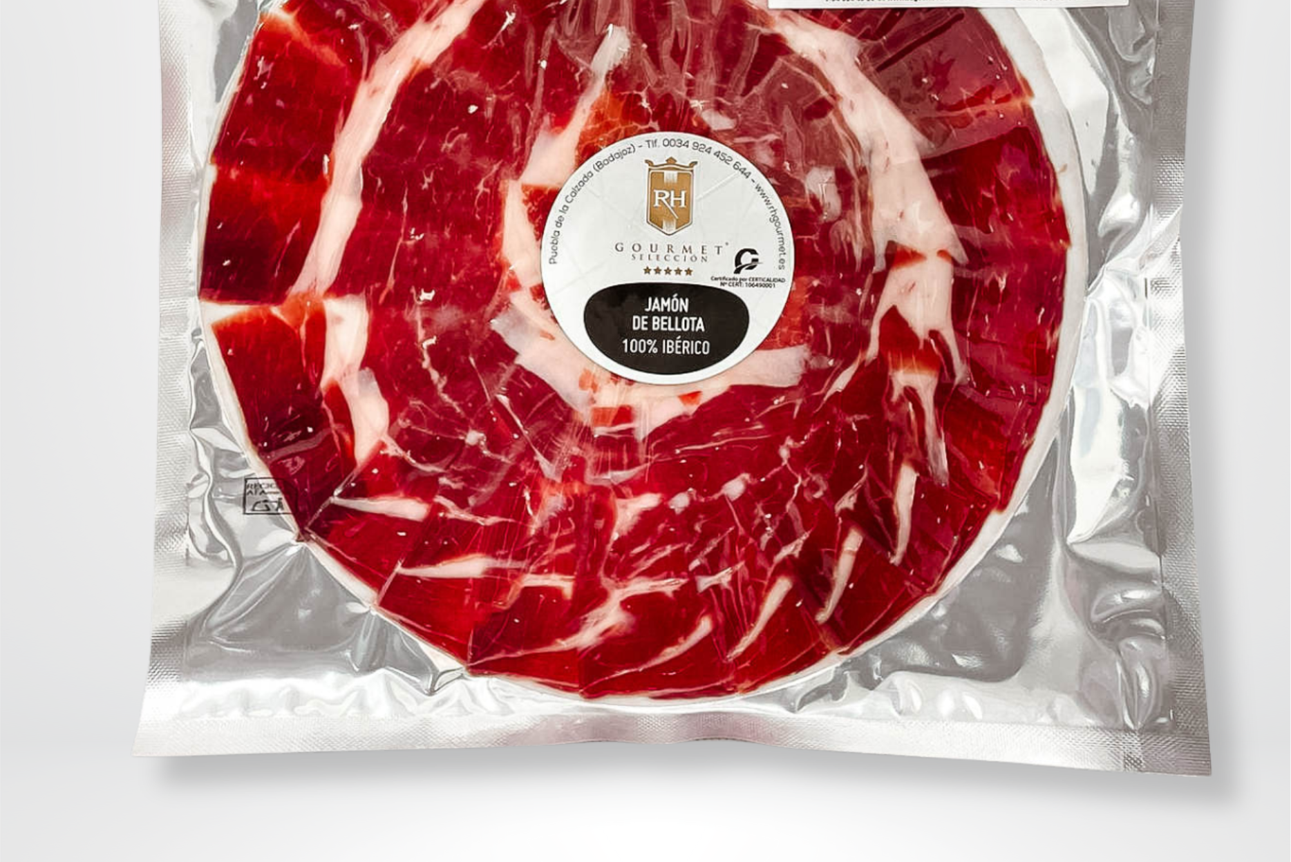 Jamon Ibérico de Bellota 100% corte a cuchillo, sobres 100g