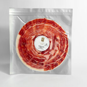 Jamón de Cebo Ibérico 50% Raza Ibérica Corte a Cuchillo, sobres 100g