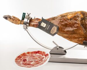 Corte limpio de jamón
