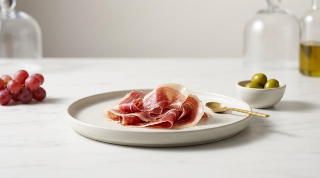 Imagen de apoyo sobre propiedades del jamón ibérico